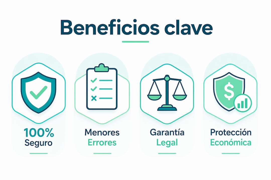 Infografía sobre las ventajas de contar con empresas avaladas por Industria
