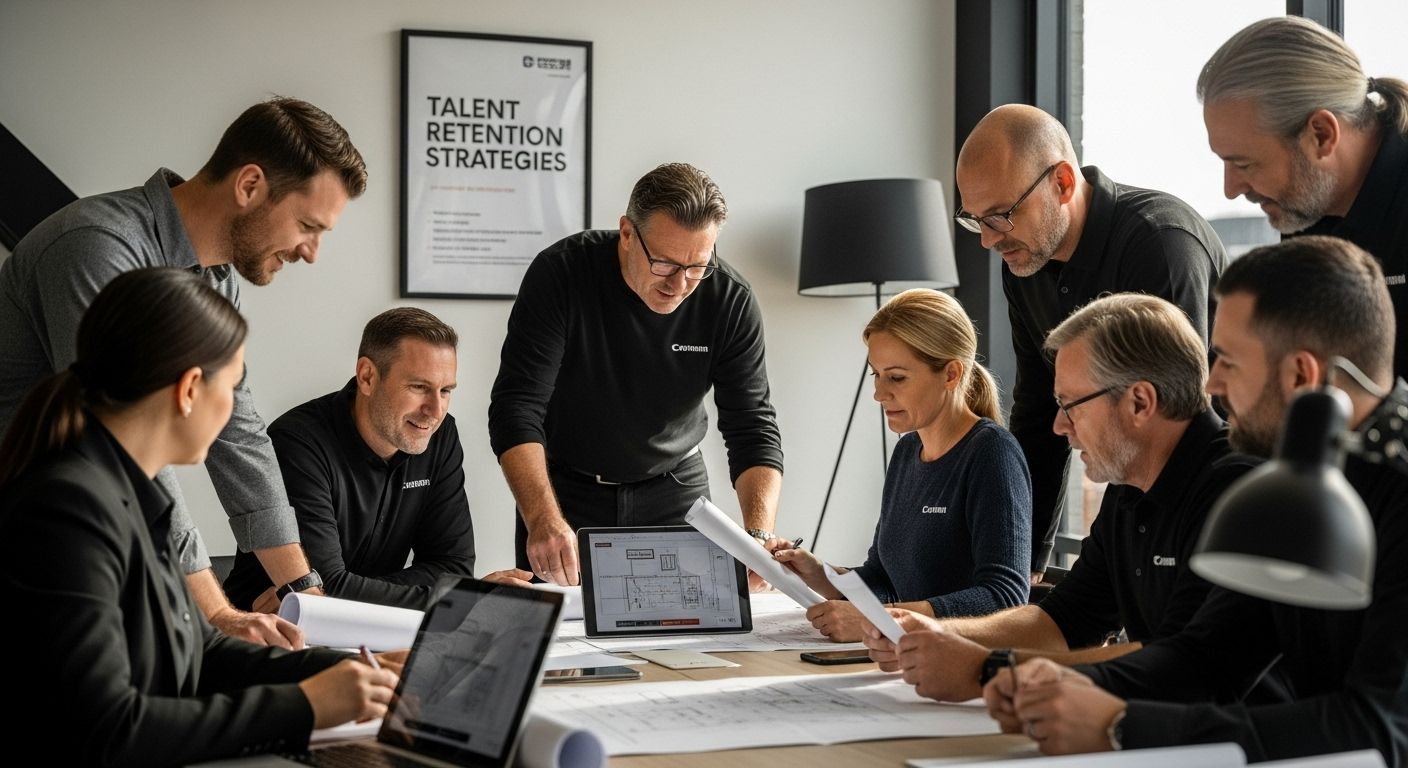 talent retention construction teamwork