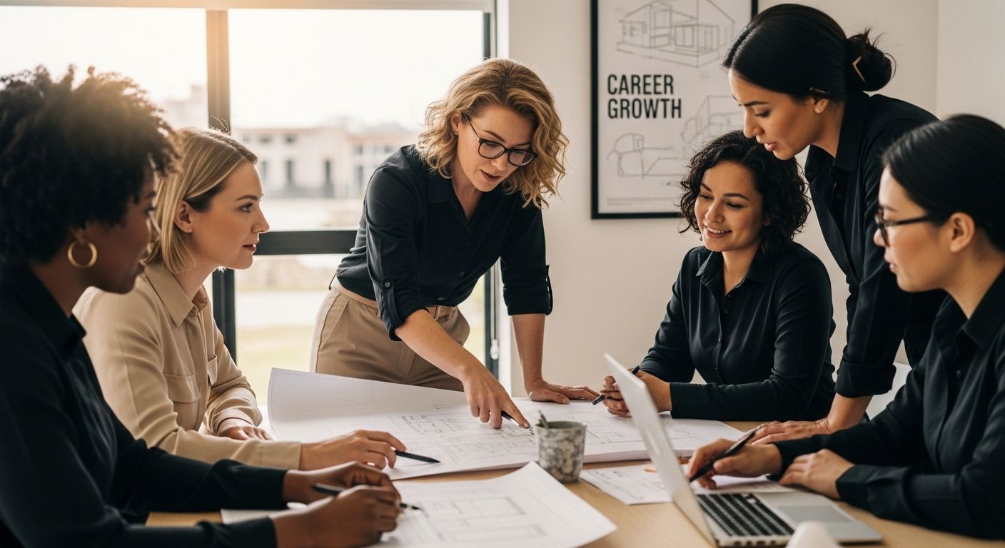 career growth women construction