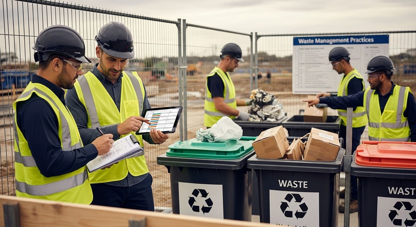 waste audit, site assessment, construction