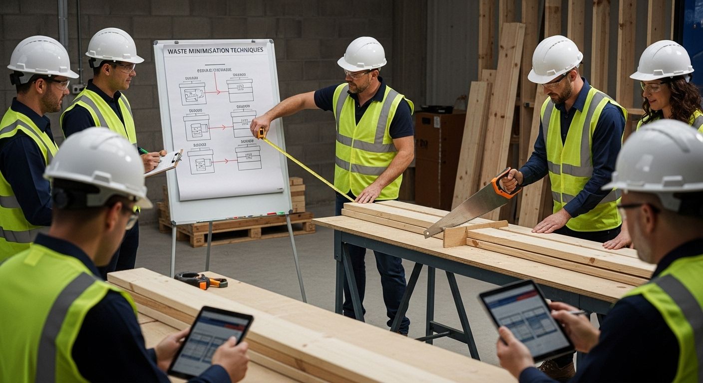 waste minimisation, training, construction