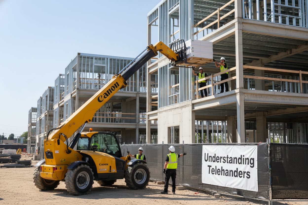 telehandler construction site