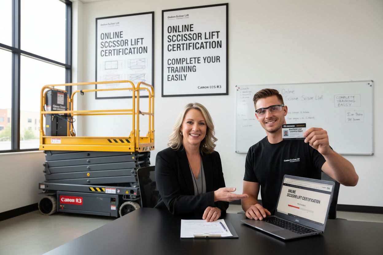 online scissor lift certification image