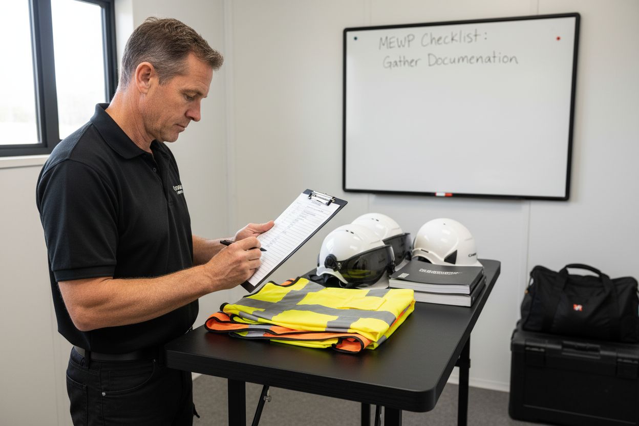 mewp checklist, documentation