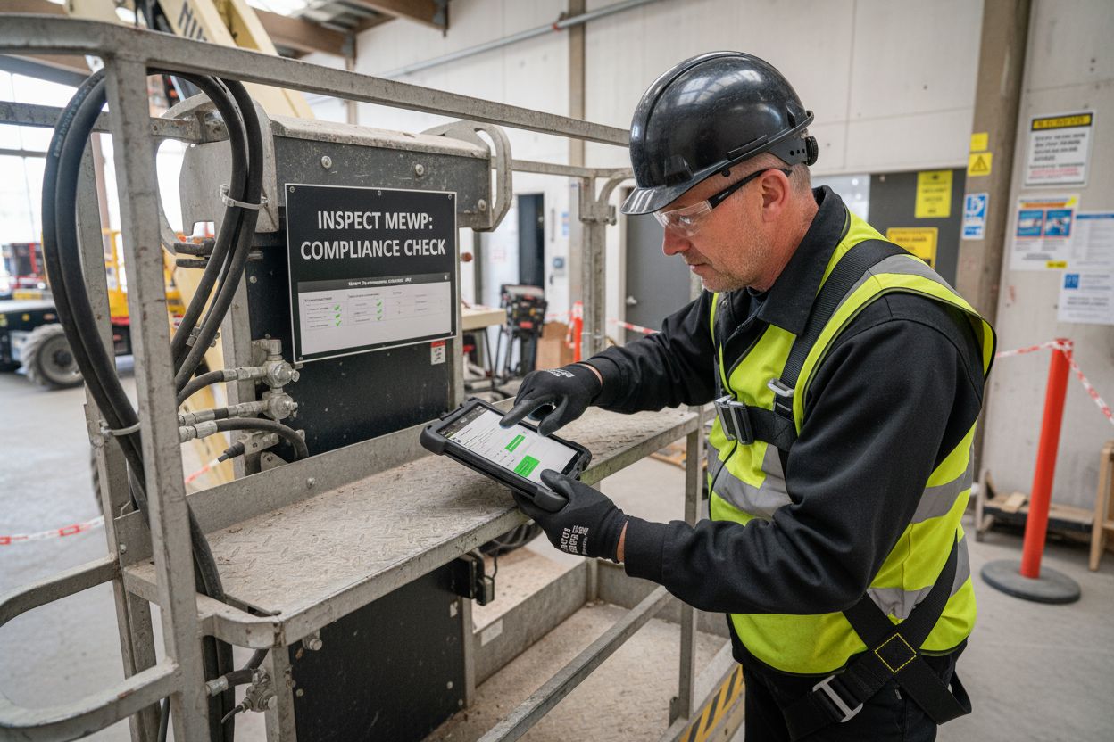 mewp inspection, compliance