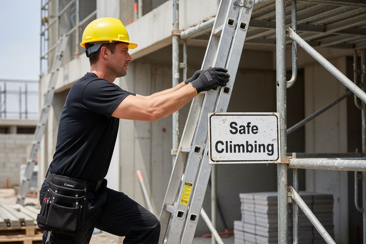 ladder climbing technique