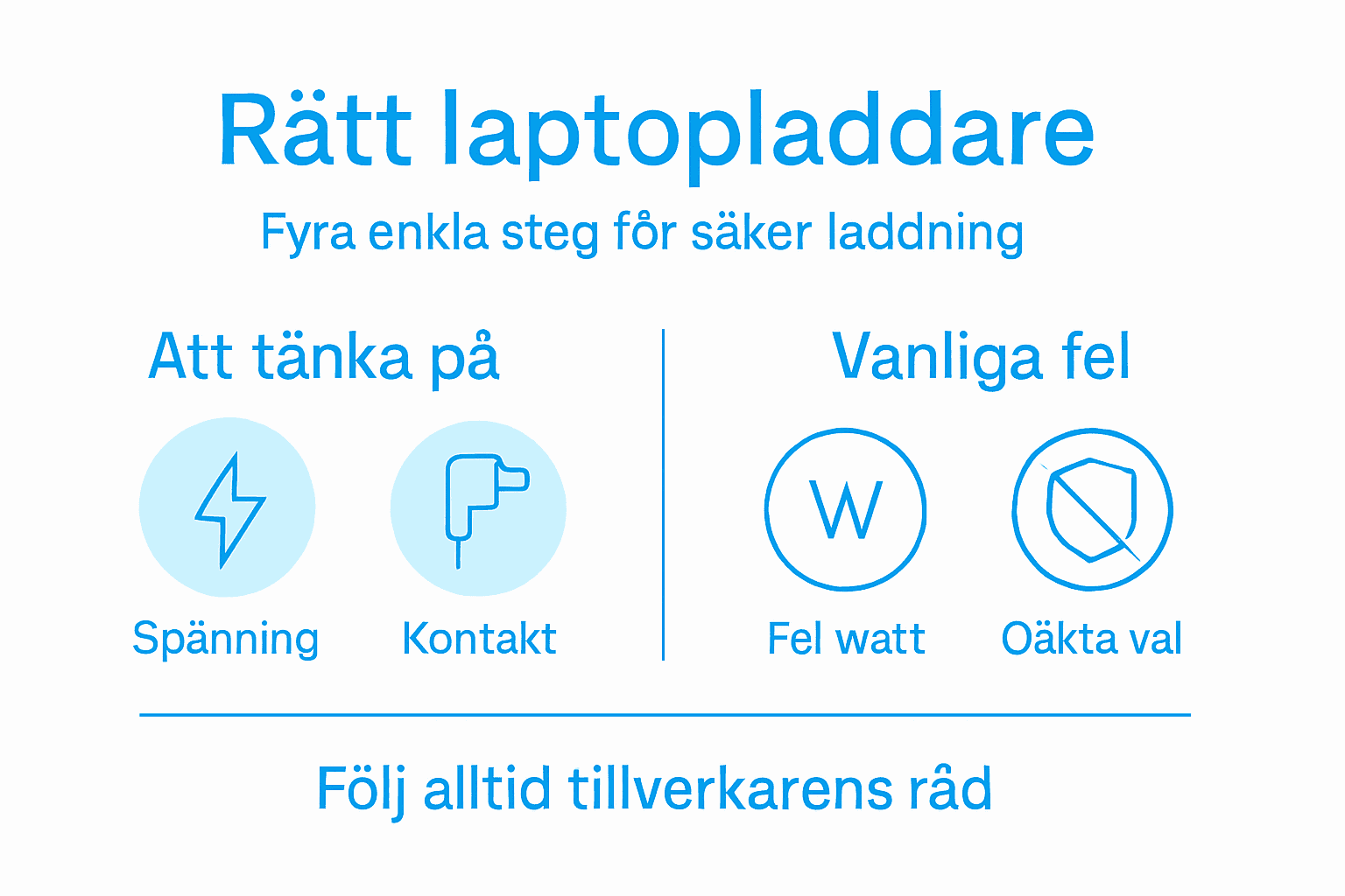 Guide: Så väljer du rätt laddare till din laptop – steg för steg