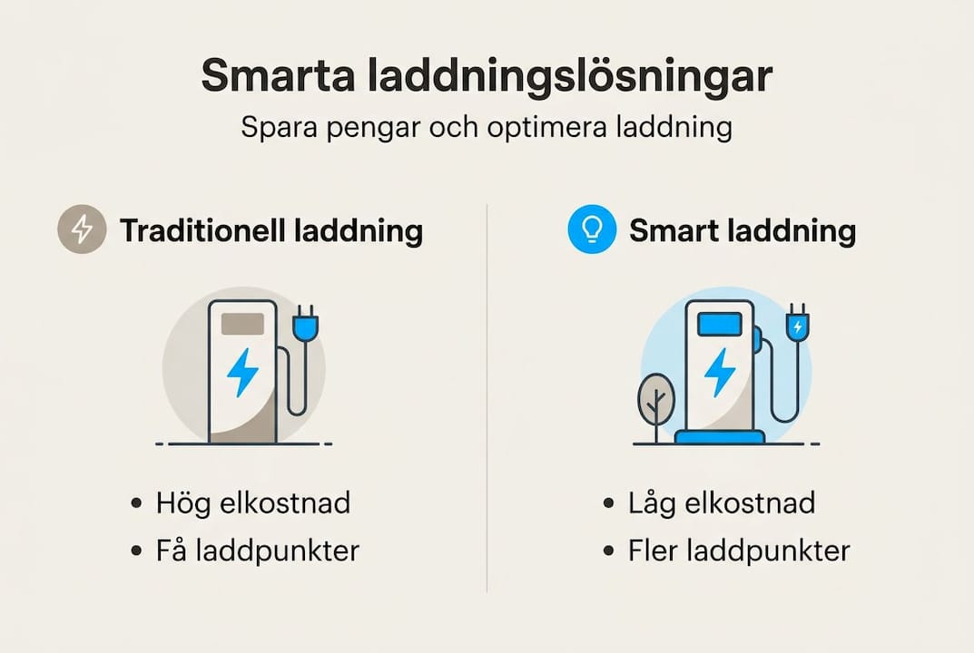 Infografik: Så sparar du pengar med smart laddning