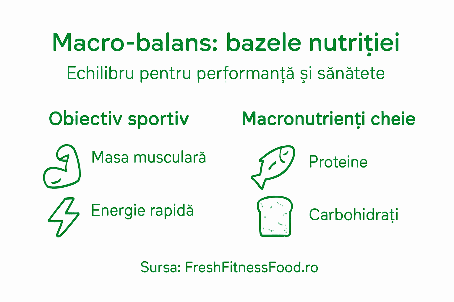 Infografic: idei de meniuri echilibrate pentru un stil de viață activ