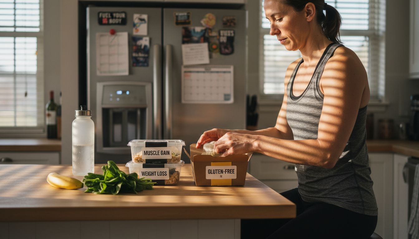 Athlete explores customized meal delivery choices