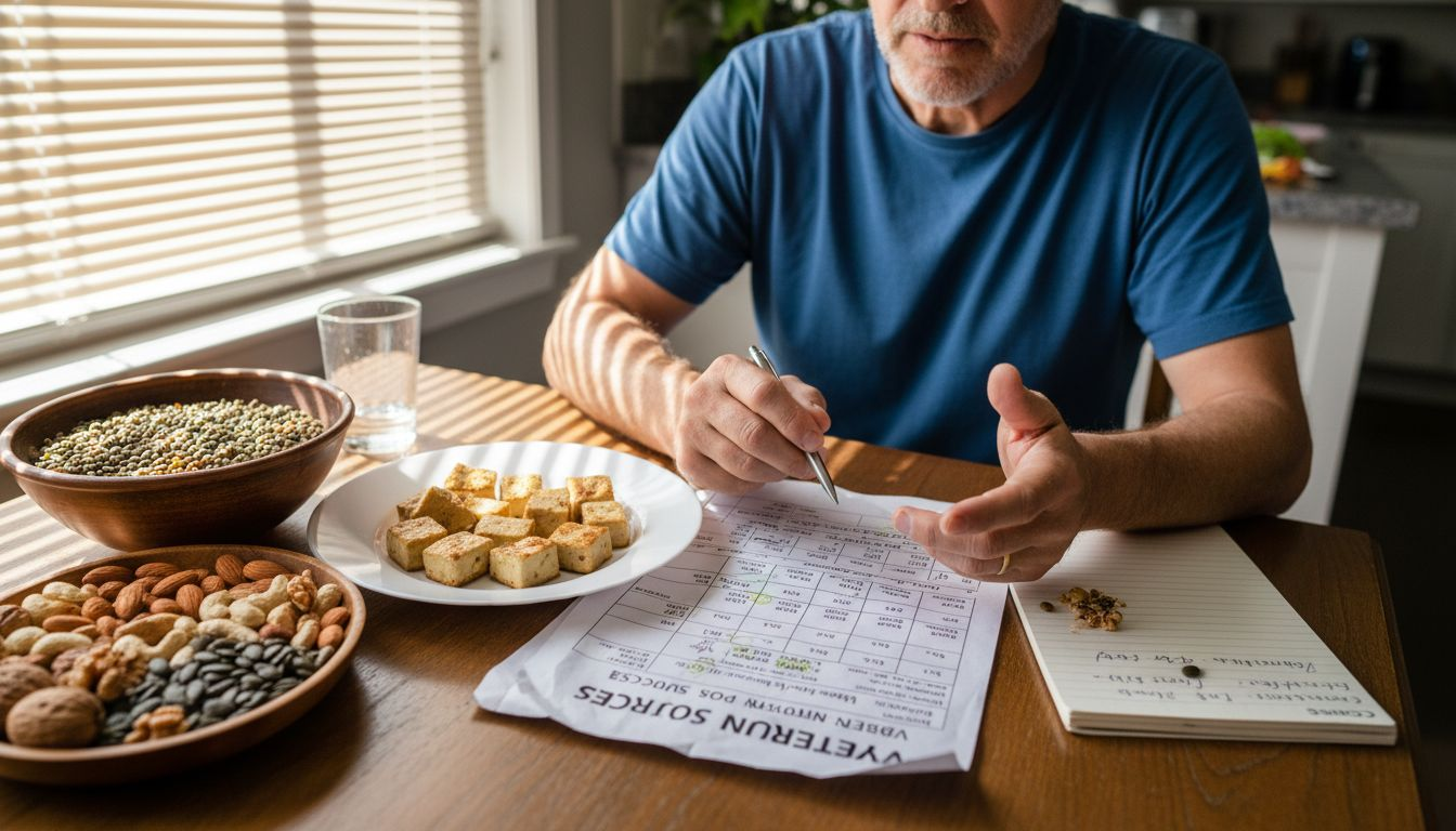 Vegetarian protein sources with notes on table