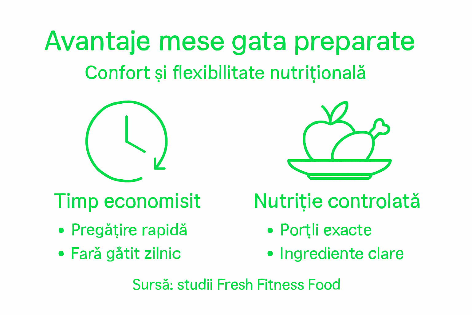 Infografic: De ce merită să alegi mesele gata preparate dacă ai un stil de viață activ