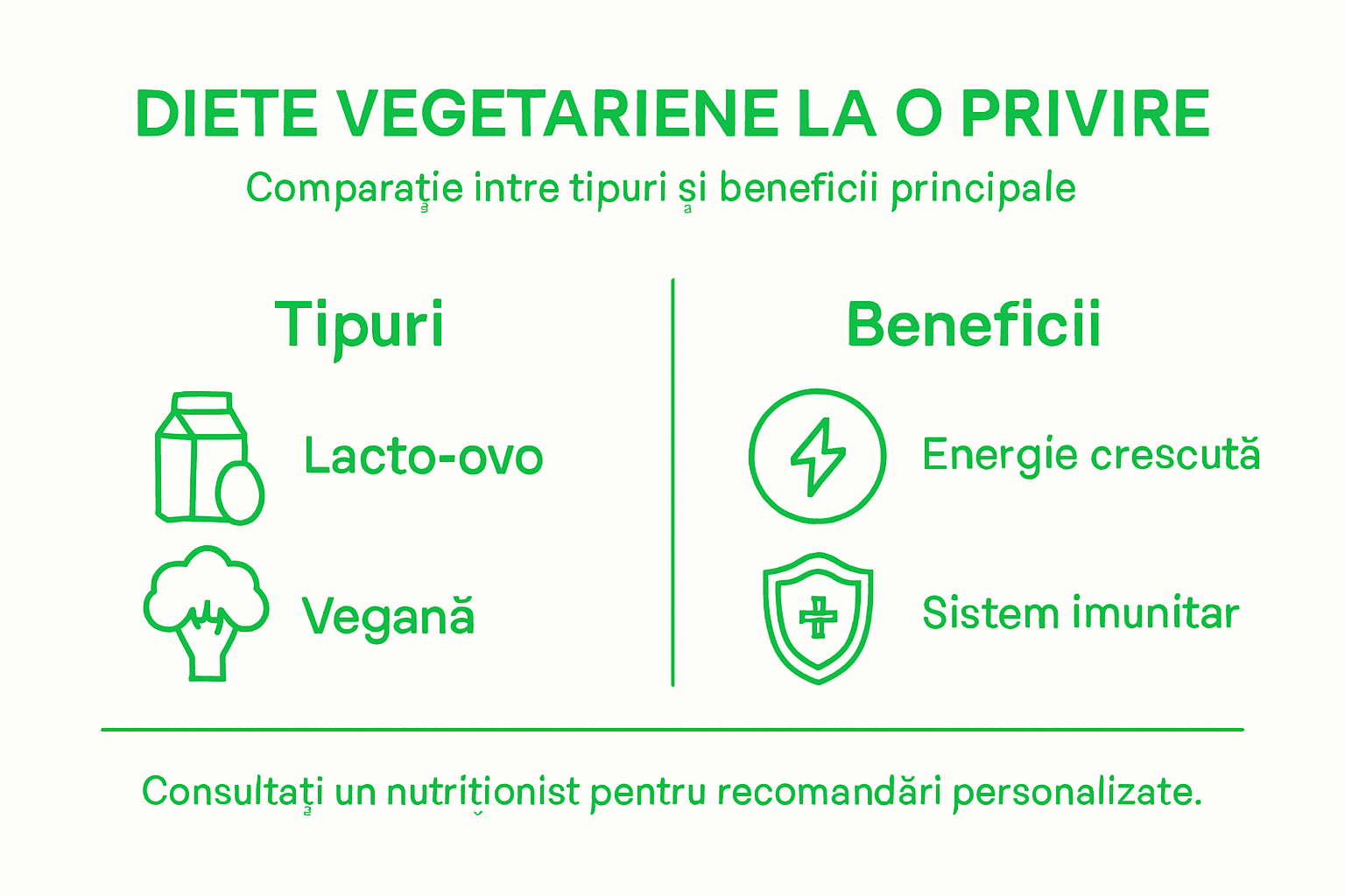 Infografic: tot ce trebuie să știi despre dietele vegetariene și avantajele lor