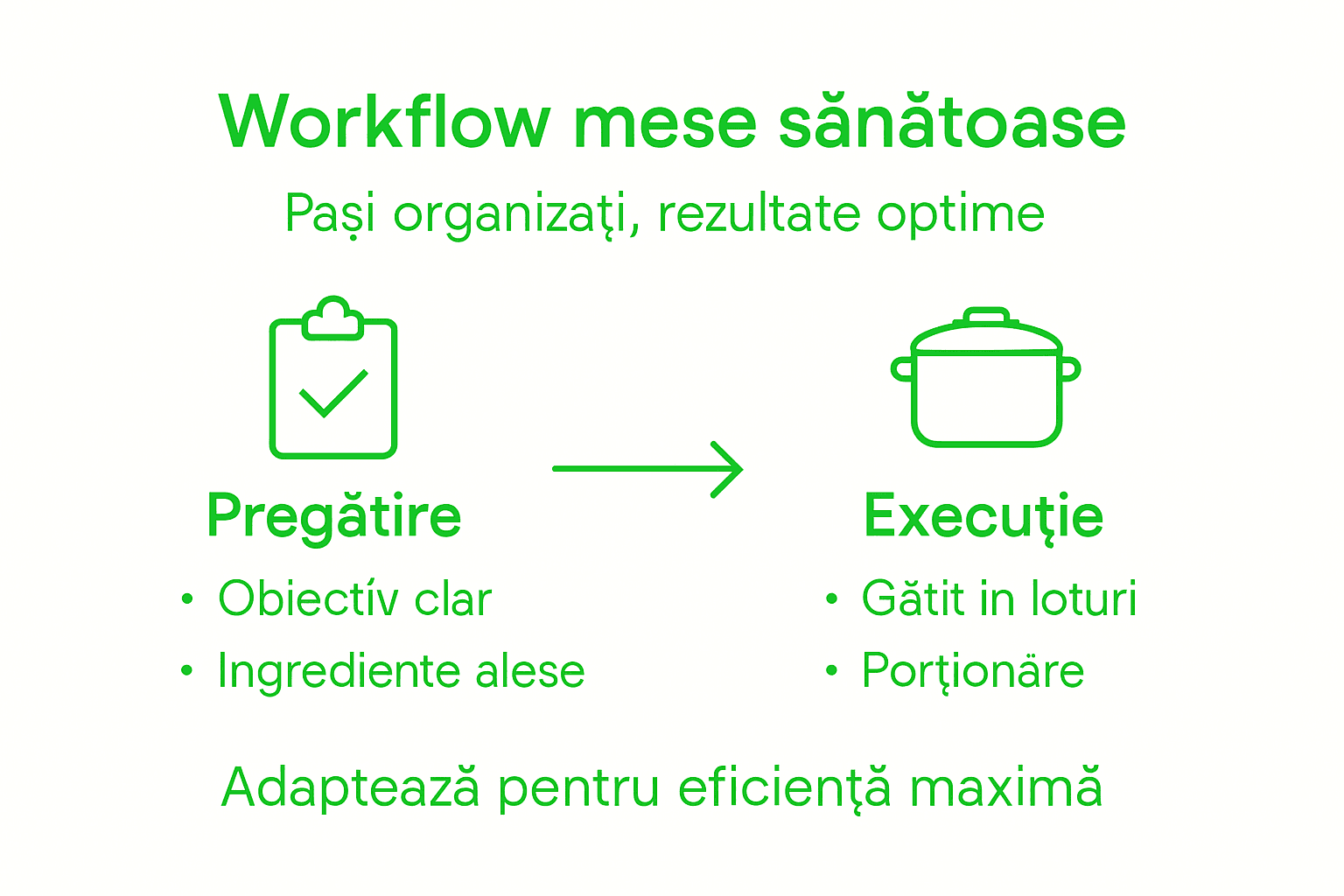 Infografic: Cum să-ți organizezi mesele pentru o alimentație sănătoasă – pași de urmat