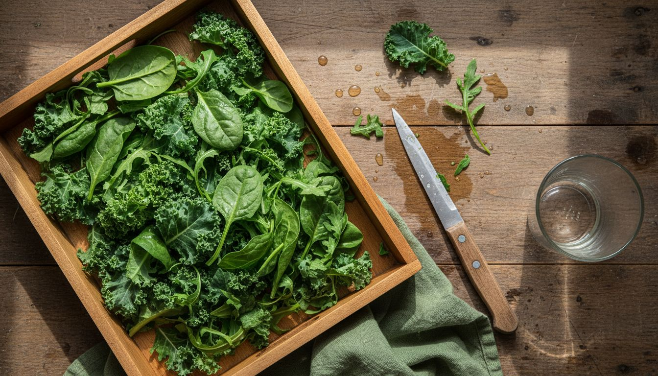 Legume verzi proaspete, ideale pentru curățarea organismului