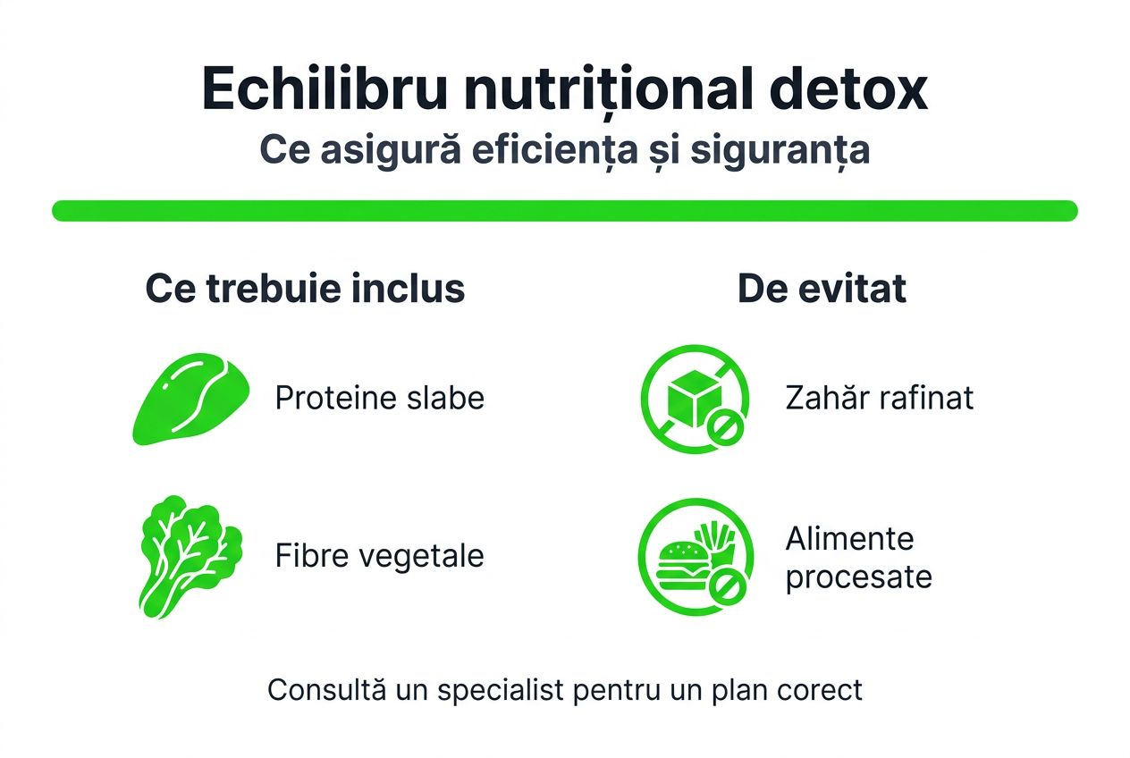 Ghid vizual cu sugestii de meniuri pentru detoxifiere