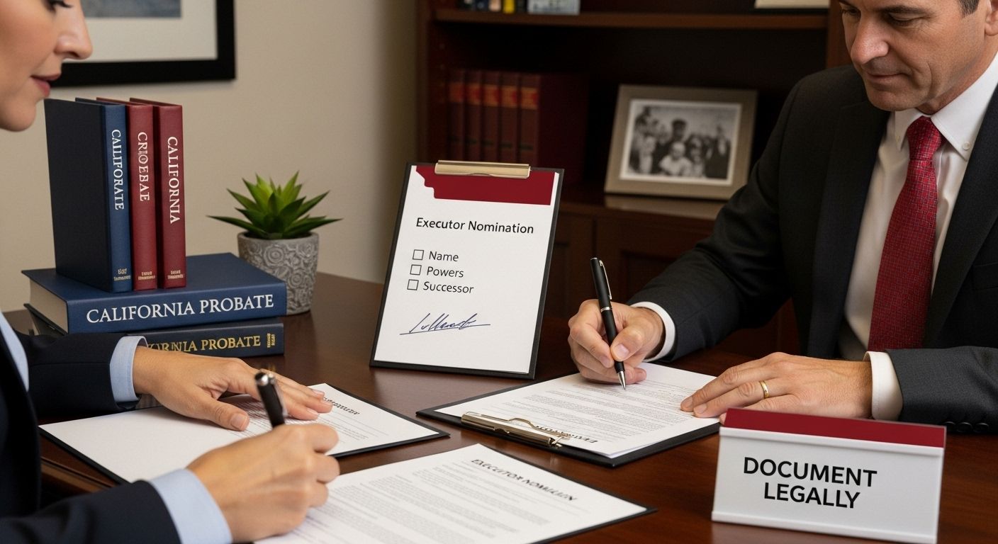 executor legal documentation california