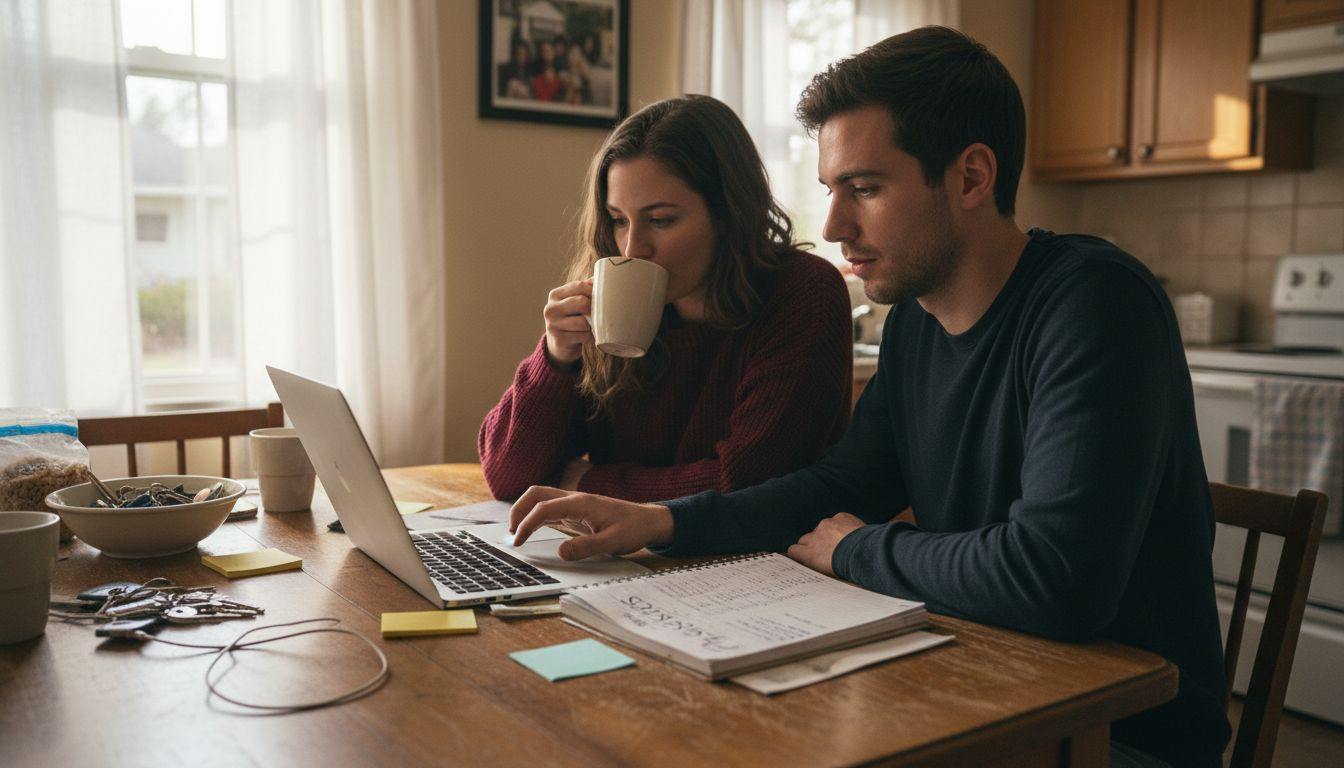Siblings organizing digital account inventory