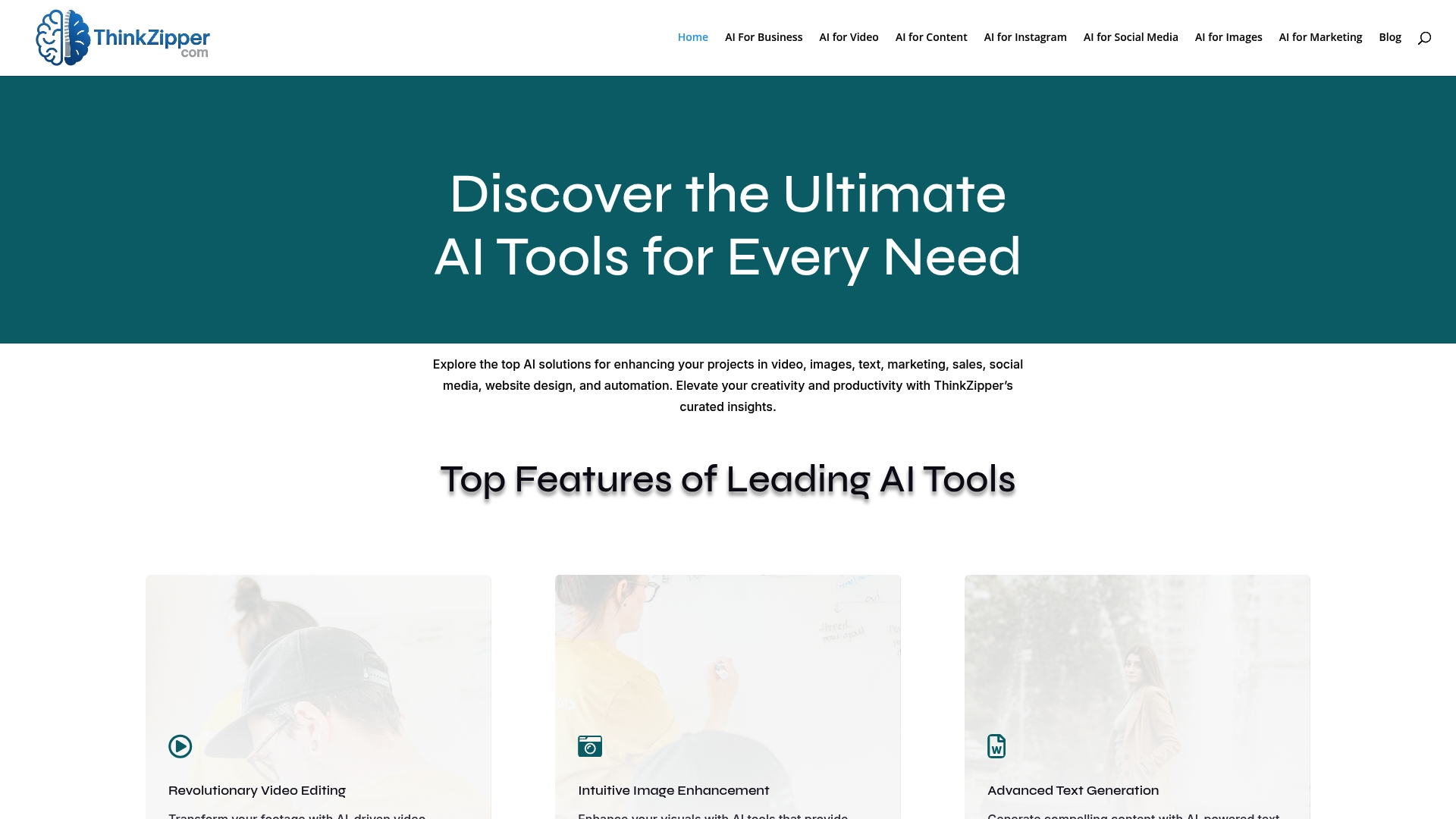 Top 8 Best AI Tools for Content Creators in 2026 - ThinkZipper