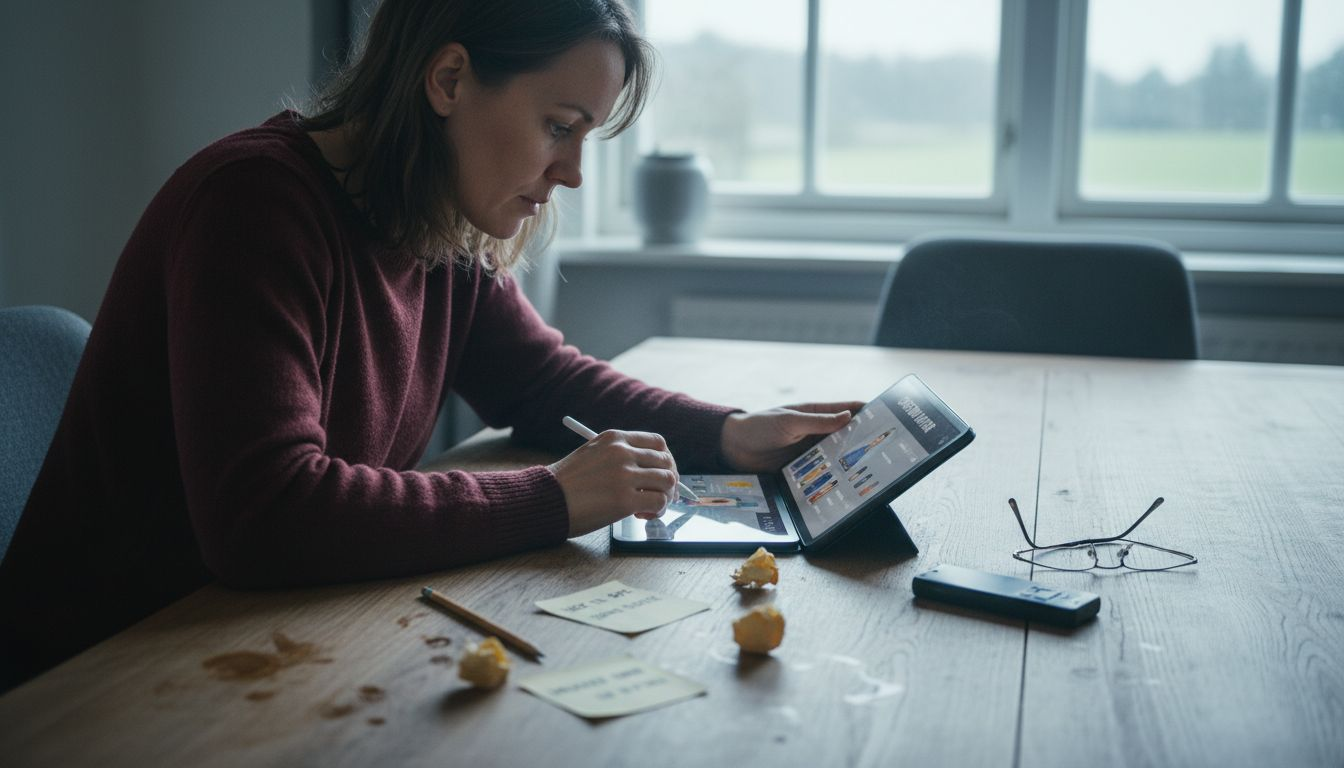 Worker gathering coffee cherries in agroforestry