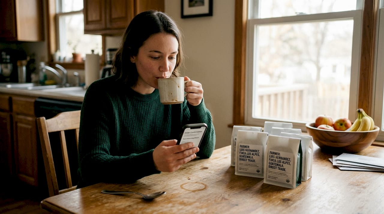 Supporting small batch coffee brands at home