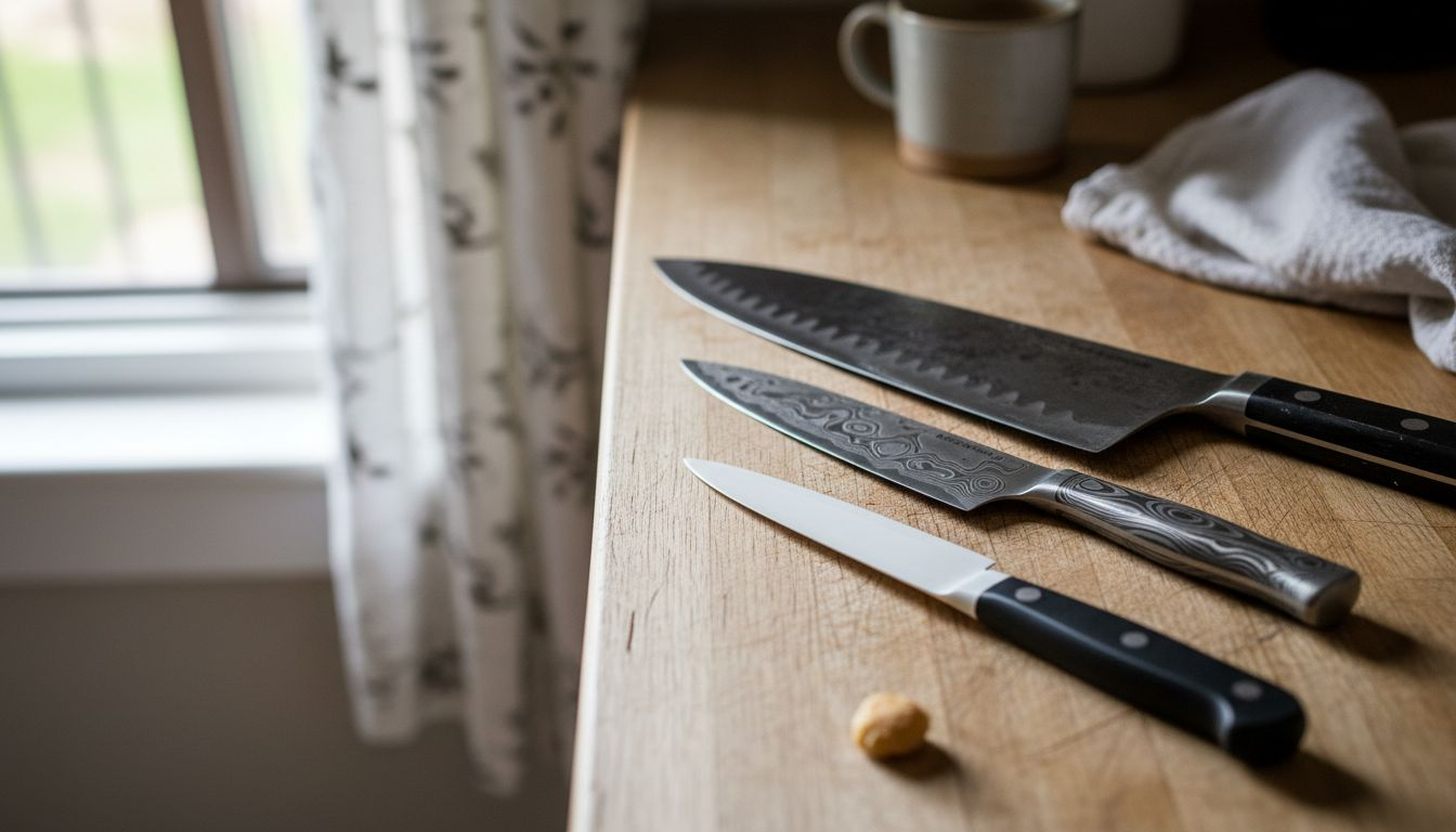 Different types of kitchen knife materials