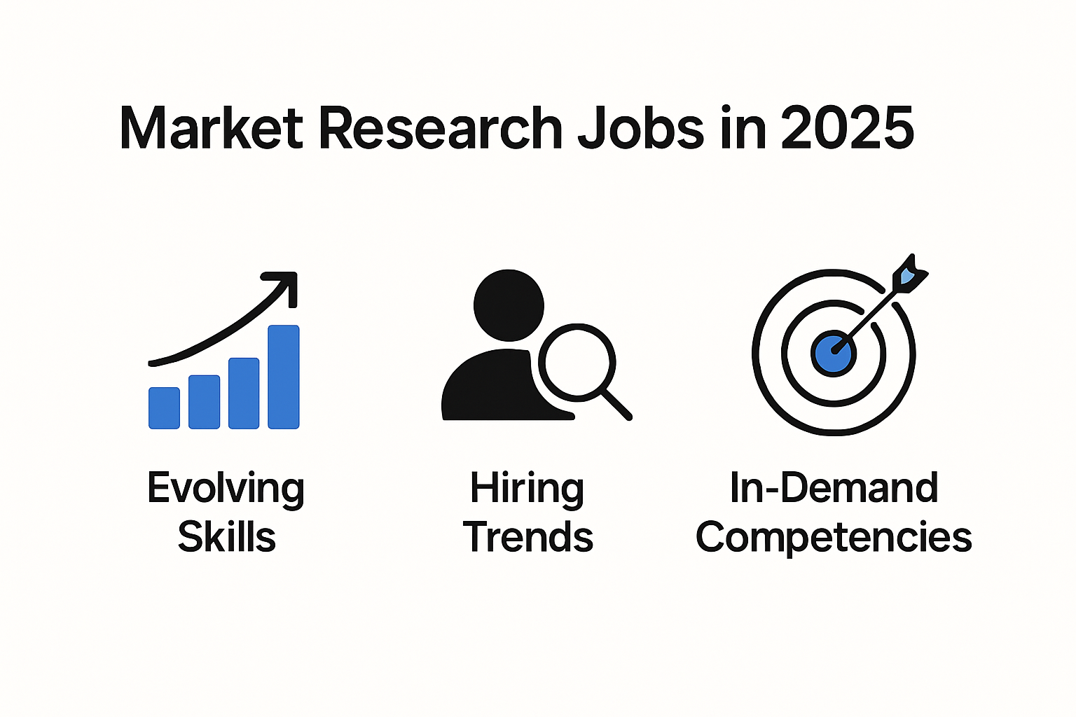 Infographic illustrating 2025 market research hiring needs