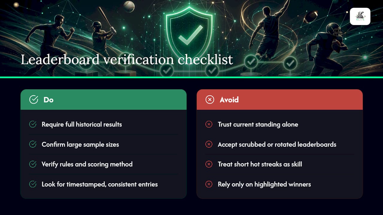 Are Sports Pick Contests and Leaderboards Legitimate? — overview diagram