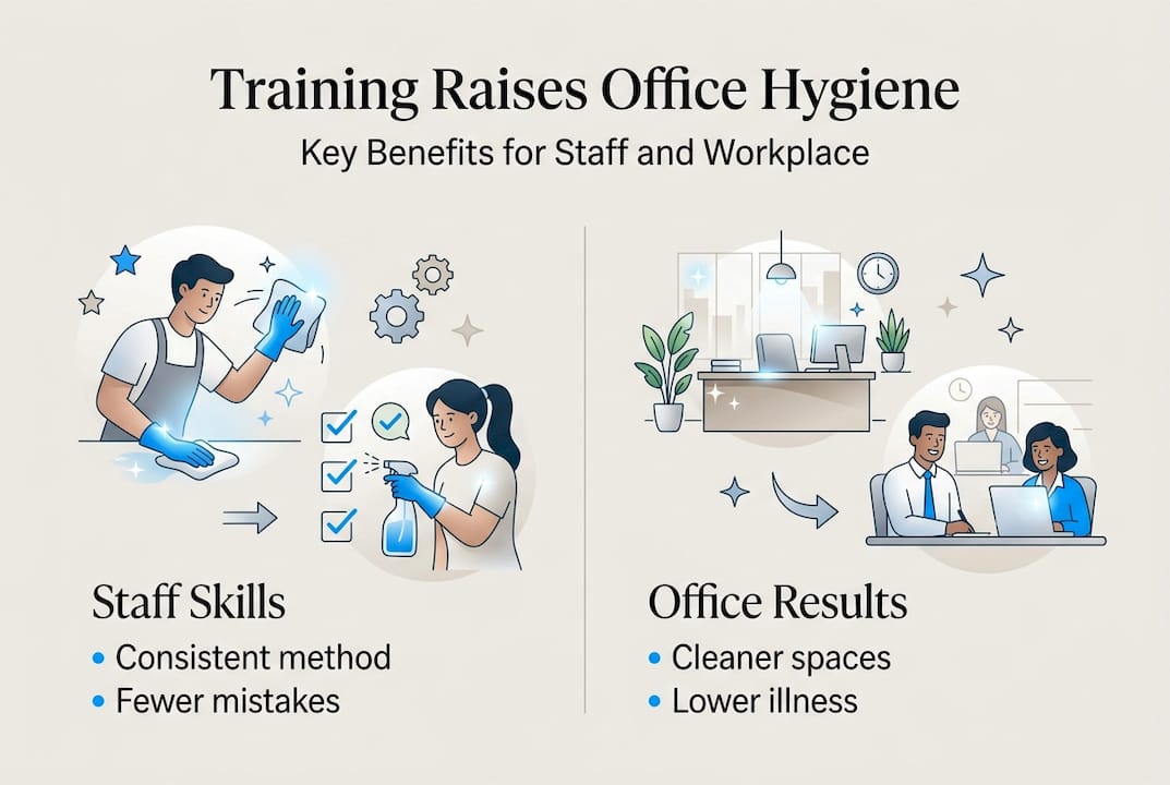 Infographic: training improves hygiene and skills