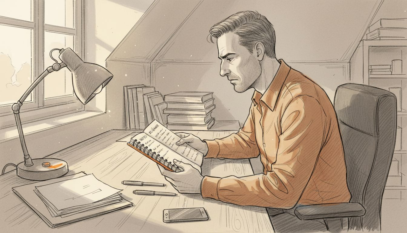 Thérapeute en réflexion sur sa pratique professionnelle