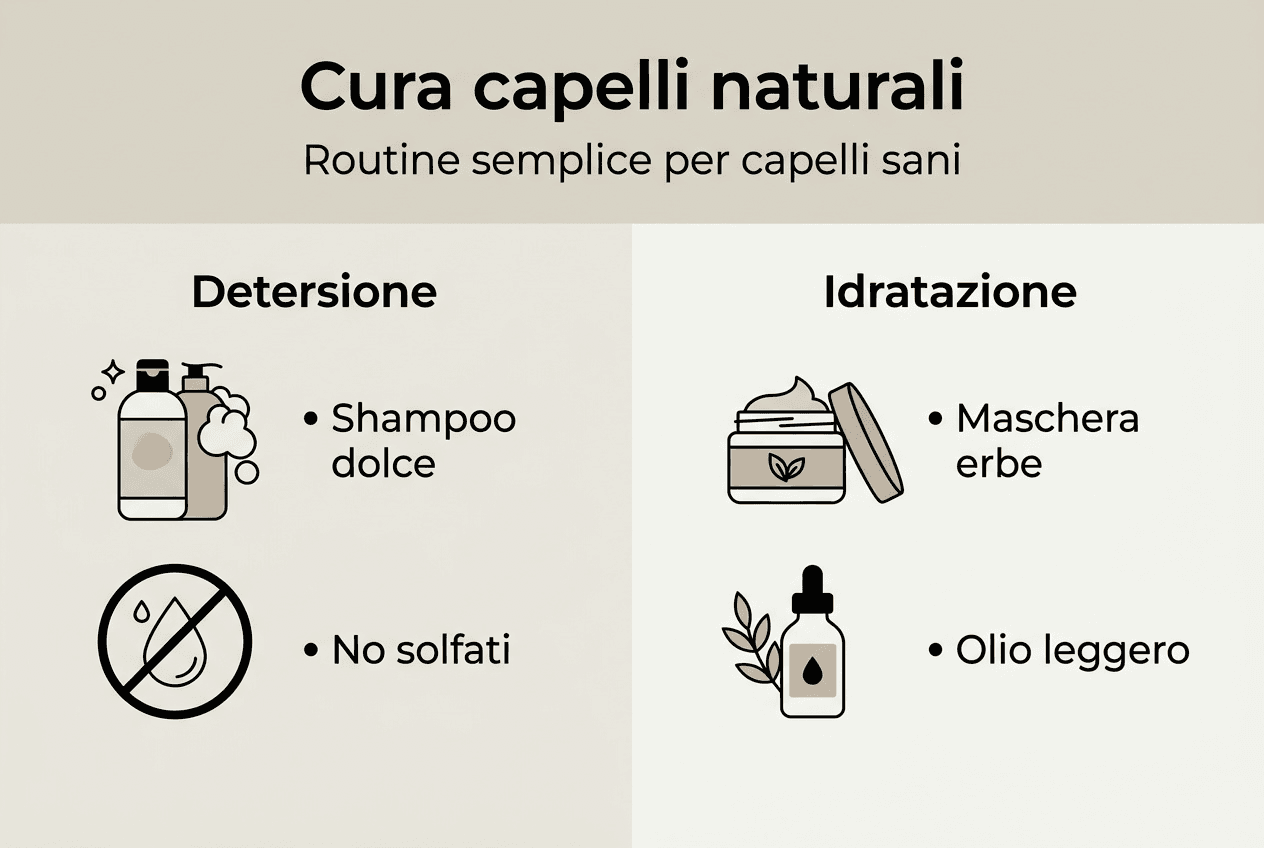 Guida visiva per prendersi cura dei capelli dopo una colorazione naturale