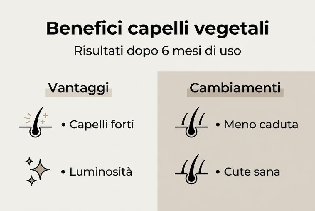 Infografica: tutti i vantaggi dei trattamenti naturali per i capelli