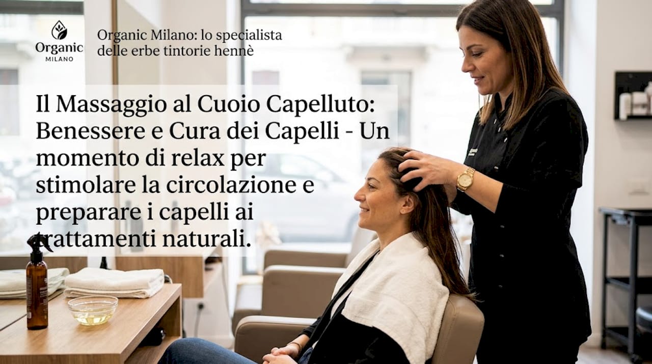 In salone, l’hairstylist si dedica a un rilassante massaggio della testa per coccolare i suoi clienti.