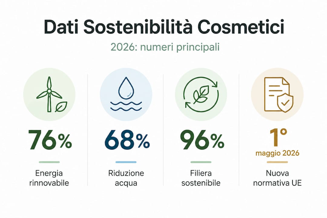 Tendenze e dati sulla sostenibilità nel settore cosmetico: cosa aspettarsi entro il 2026