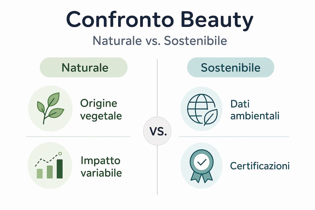 Infografica: confronto tra soluzioni naturali e alternative sostenibili
