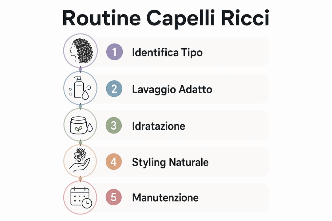 Guida illustrata alla cura e allo styling dei capelli ricci