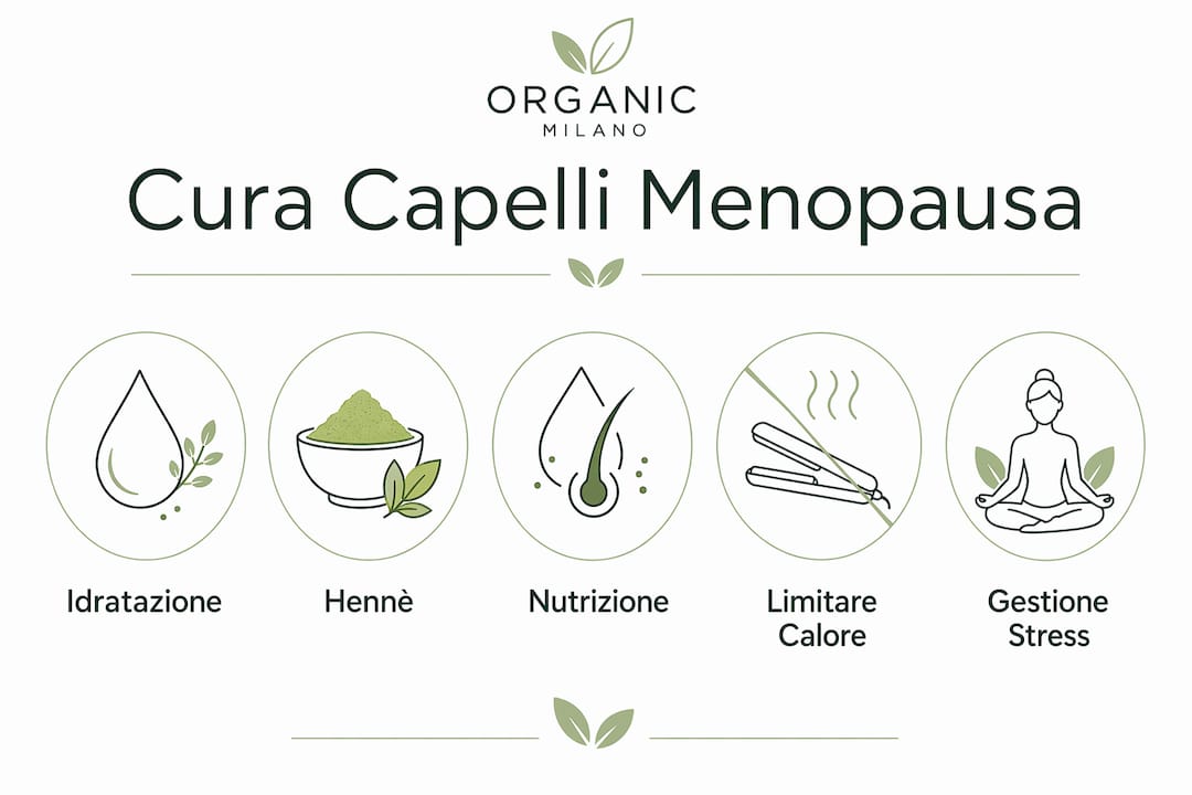 Guida illustrata: tutti i passaggi per prendersi cura dei capelli durante la menopausa