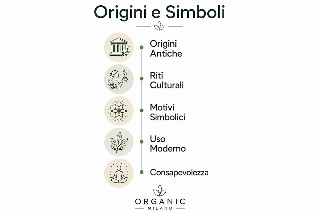 Un'infografica che racconta la storia e il significato dell'henné: dalle origini antiche alle tradizioni simboliche che ancora oggi lo rendono protagonista di rituali e celebrazioni.