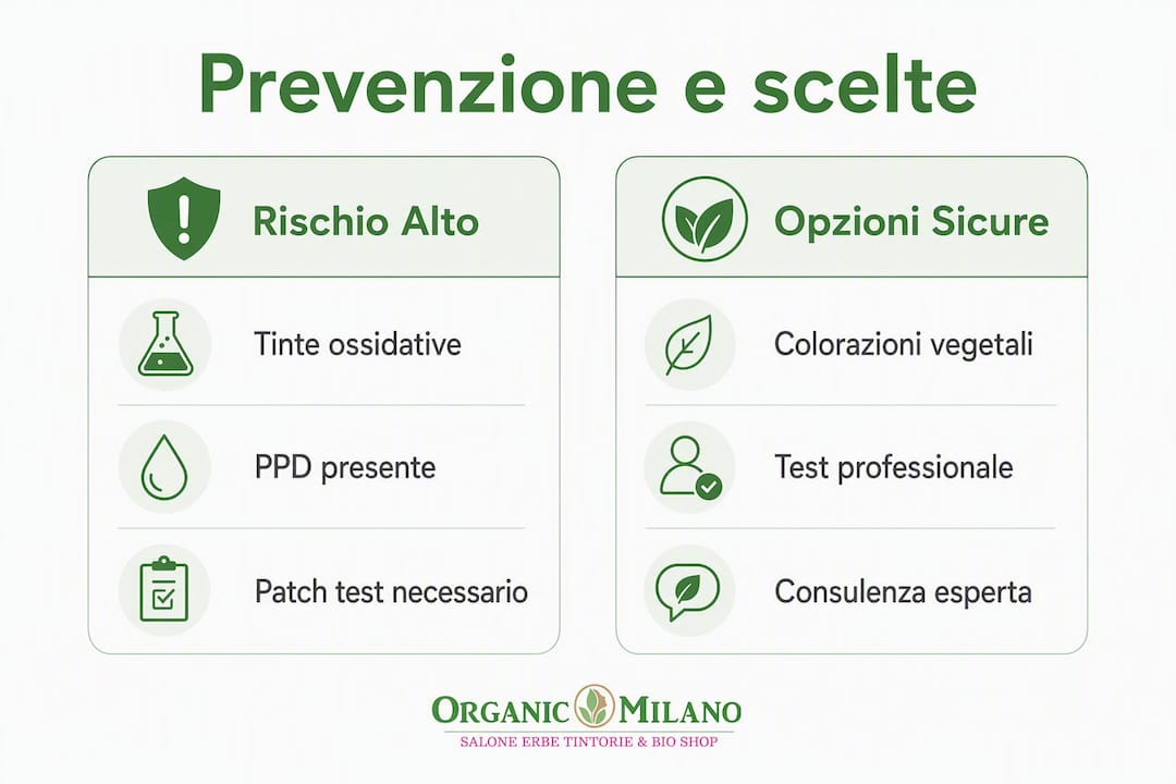 Infografica: come prevenire le allergie alle tinture per capelli