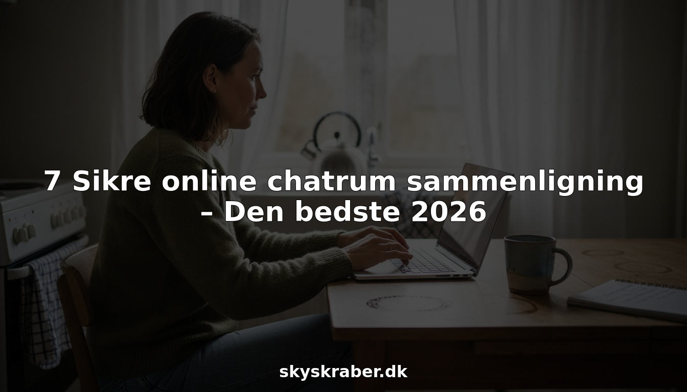 7 Sikre online chatrum sammenligning – Den bedste 2026