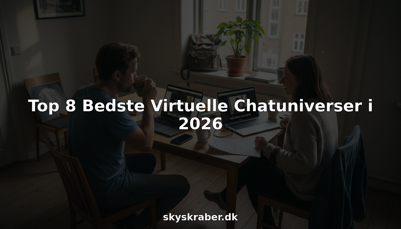 Top 8 Bedste Virtuelle Chatuniverser i 2026