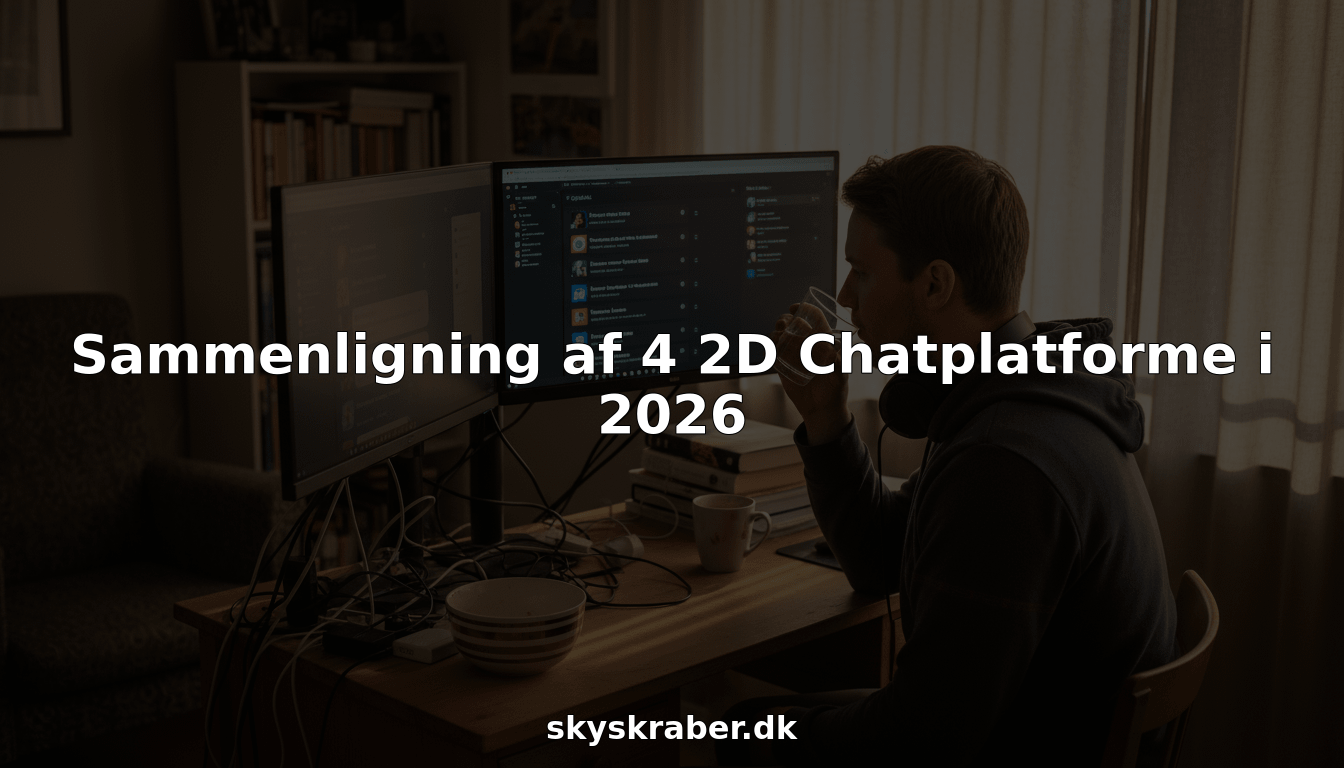 Sammenligning af 4 2D Chatplatforme i 2026
