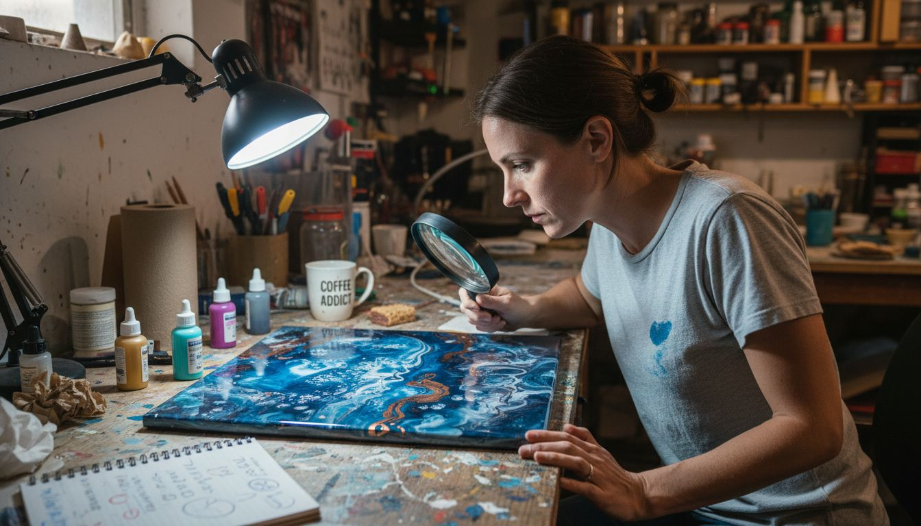 Searching for epoxy resin surface problems