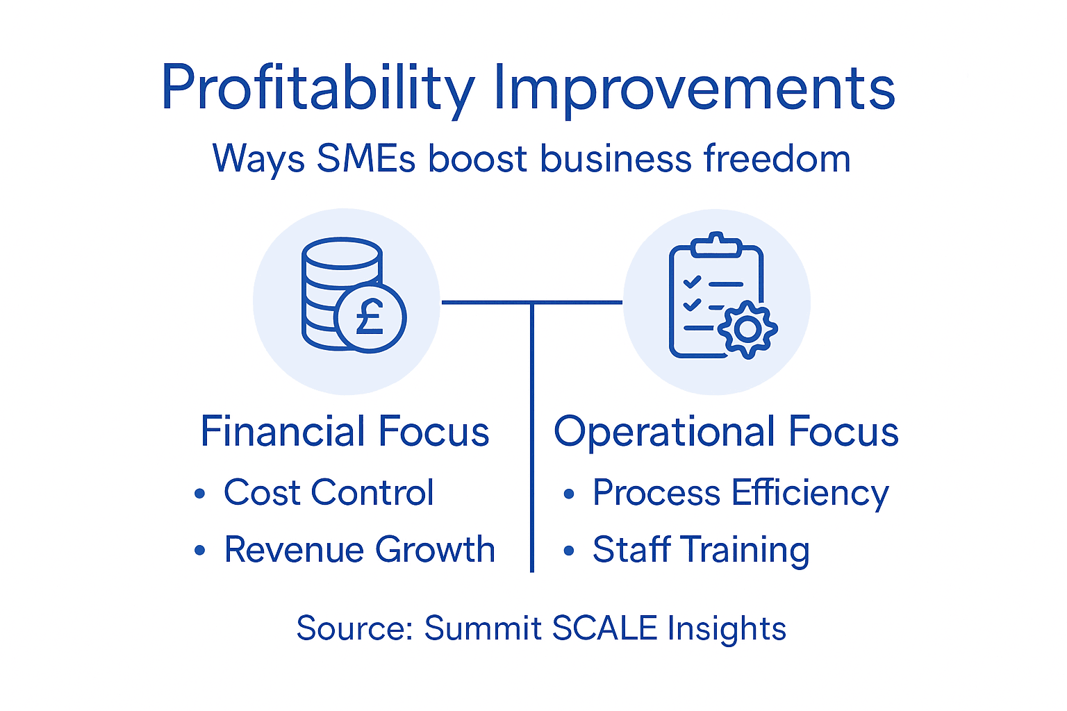 Infographic about SME profitability improvement