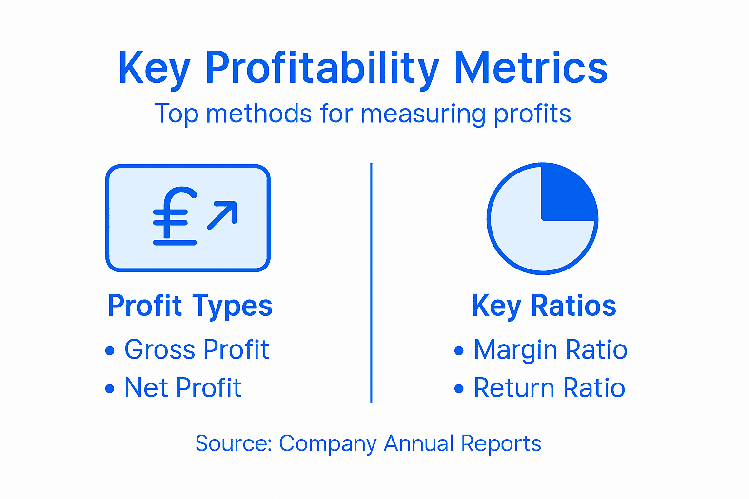 Infographic of profitability metrics and ratios