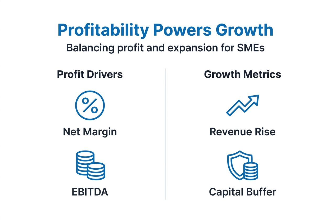 Infographic showing SME profit and growth cycle