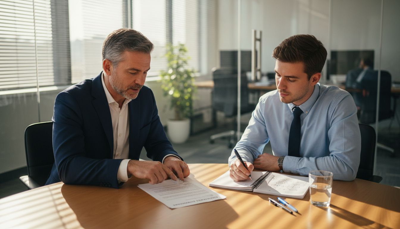 Franchisor and franchisee discuss agreement details