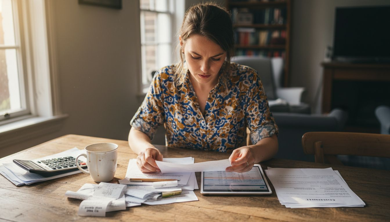 Funding a Franchise Purchase: UK Food Sector Options Entrepreneur calculating food franchise costs