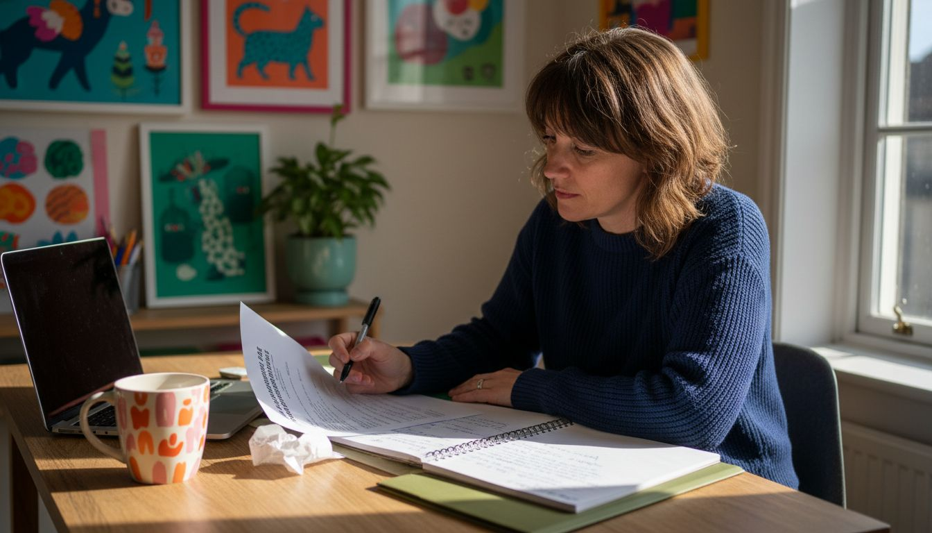 How to Evaluate Franchise Costs for UK Opportunities Woman reviewing initial franchise fee invoice