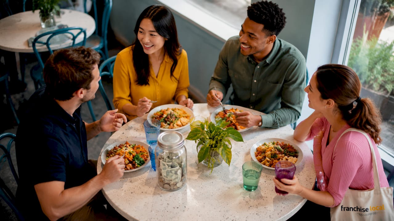 Franchise community engagement ideas for UK owners Community fundraising meal at UK pub